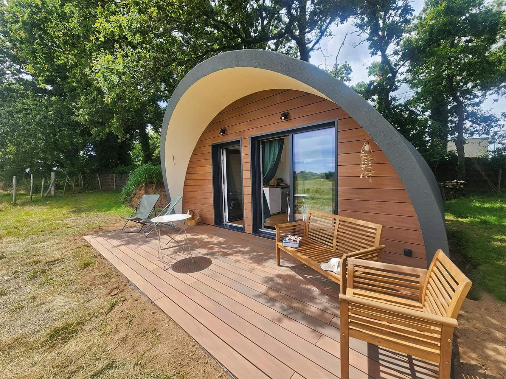Gites & Tiny Houses Les Hauts De Toulvern Baden Bilik gambar