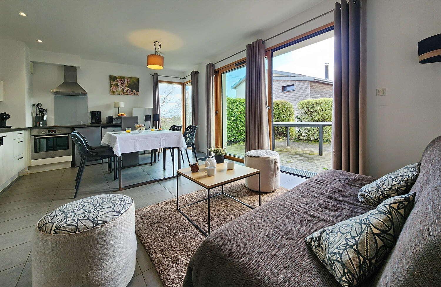 Gites & Tiny Houses Les Hauts De Toulvern Baden Bilik gambar
